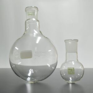 Second-hand Duran round bottom flasks, second view