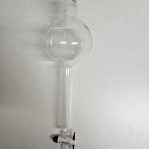 Second-hand separatory column with 500 ml reservoir and PTFE stopcock