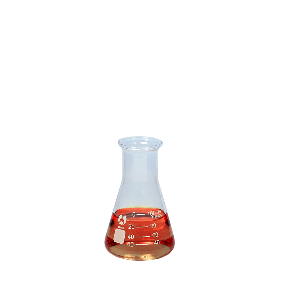 Narrow neck borosilicate Erlenmeyer flask