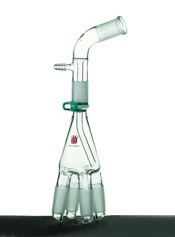 Distillation, A55 angled distribution adapter, for receiving set, Bredt - Image 2