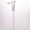 Adapter A64, vacuum receiver, inlet with hose connection, bent, long stem