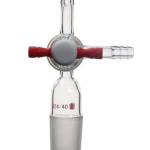 Adapter A68, stopcock PTFE, ''T''-bore, 90°, flushing