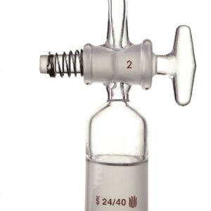 Adapter A69, stopcock, glass, 90°, outer joint, vacuum/gas