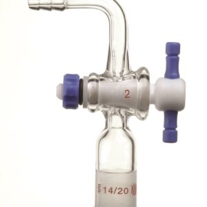 Adapter A71, stopcock PTFE, 90°, outer joint, vacuum/gas