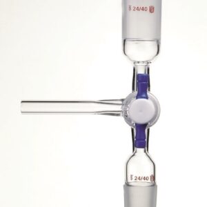 Adapter A76, stopcock PTFE, "T"-bore, flushing