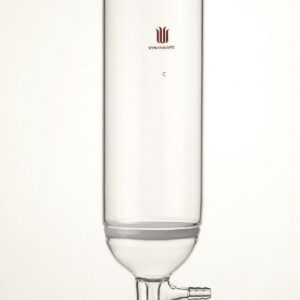 Chromatography, column F23, beaded top, 29/32 joint, vacuum, fritted disc, heavy wall design