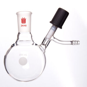 Schlenk flask F54, reaction, vacuum valve