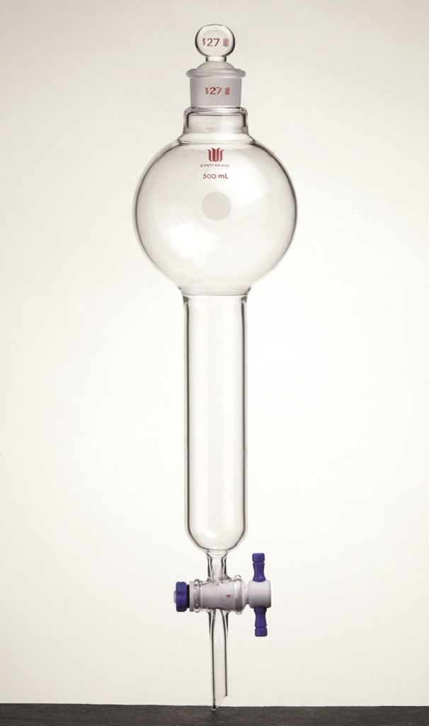 Funnel F68A, separation, with stopper, sure-grip