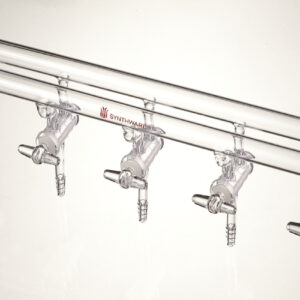 Manifold M24, vacuum solid glass stopcocks, double