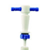 Stopcock plug, Bore 4mm, 1:5 PTFE, metering valve