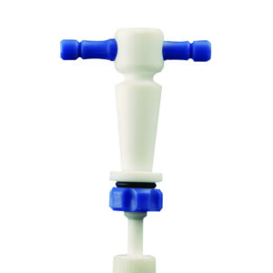 Stopcock plug, Bore 2mm, 1:5 PTFE, metering valve