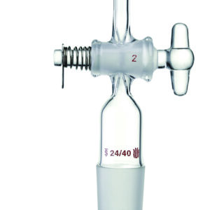 Adapter A75, stopcock glass, 90°, inner joint, vacuum/gas