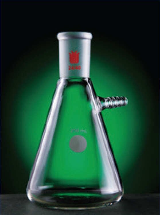 Flask F72, Erlenmeyer, hose connection