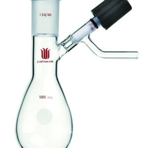 Schlenk flask F90H, modified, vacuum valve