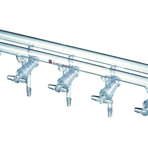Manifold M43, hollow glass stopcocks, double