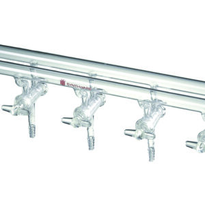 Manifold M45, hollow glass stopcocks, double