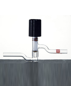Valve, Vacuum, PTFE-Plug, O-ring, 180°