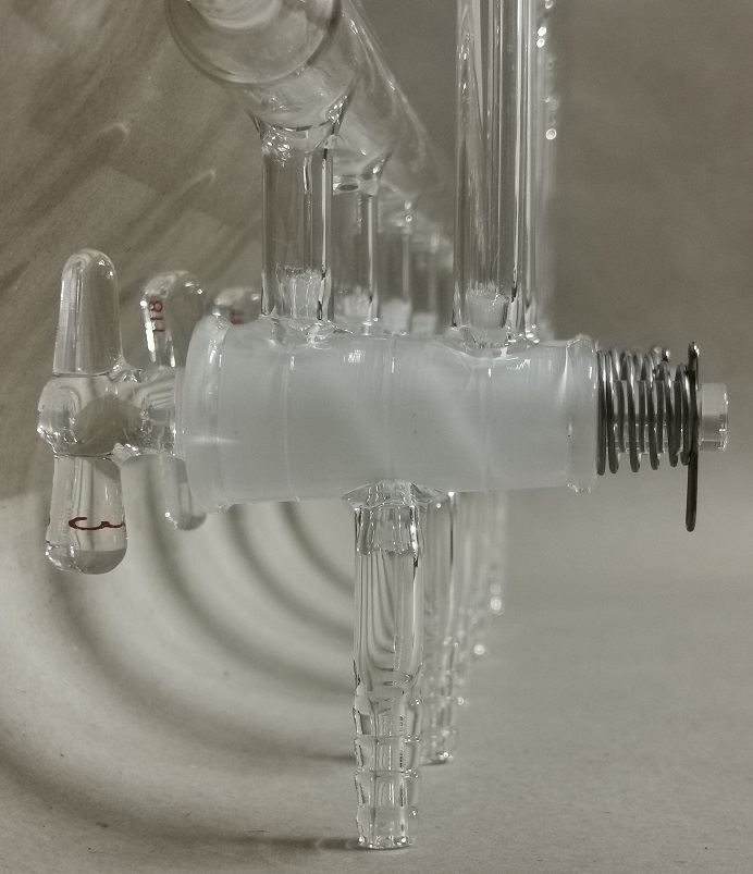 Manifold M23, vacuum solid glass stopcocks, double - Image 2